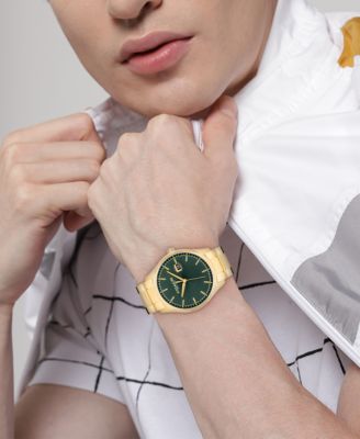 Men's Oliver Gold Tone Stainless Steel Bracelet Watch, 41mm