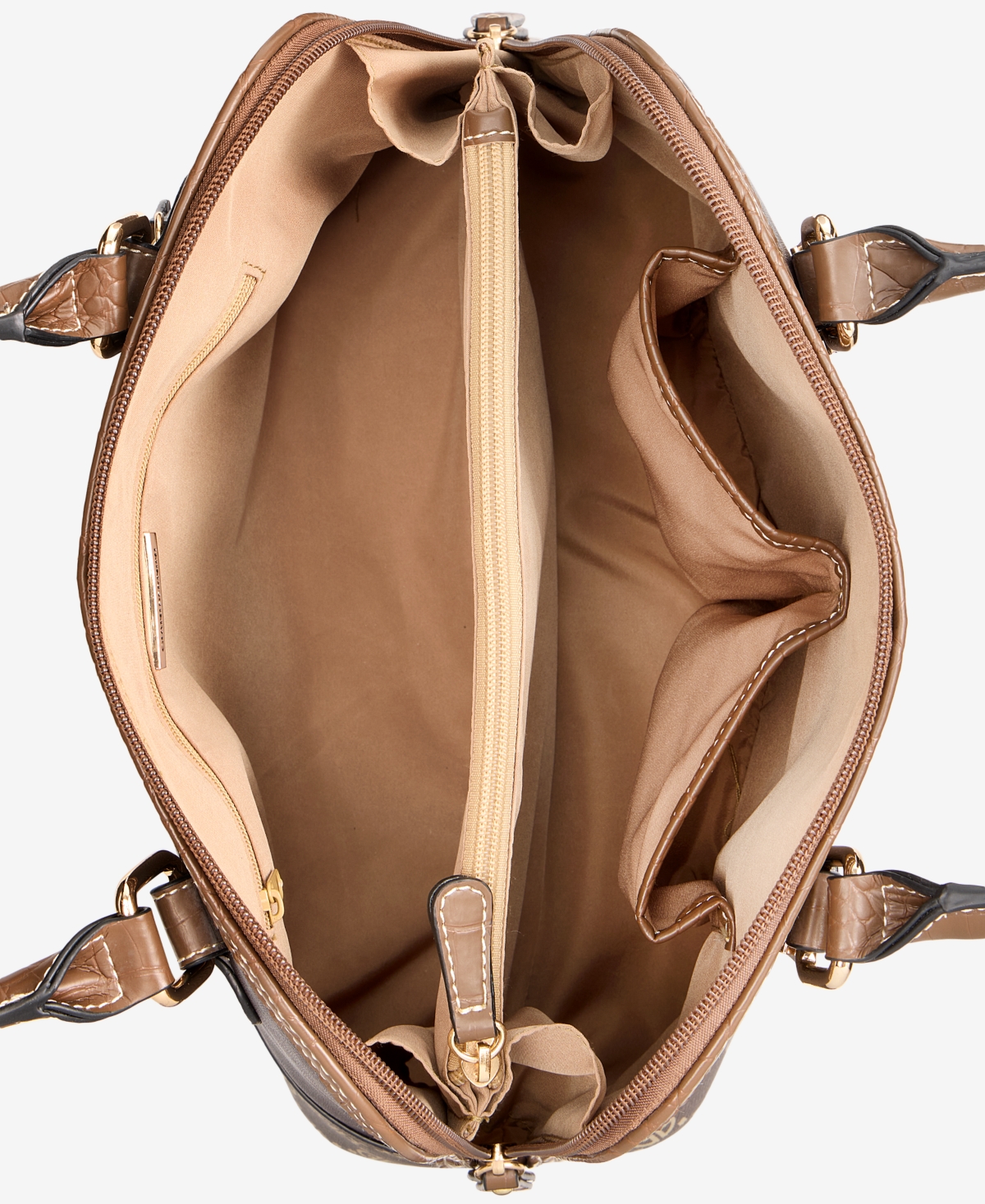 Giani Bernini Medium Monogram Crossbody Domed Bag, Macy's Exclusive