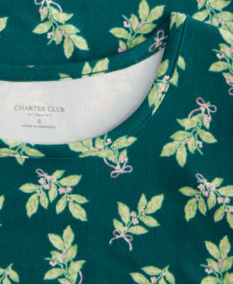 Women's Jersey Printed Long Sleeve Sleepshirt