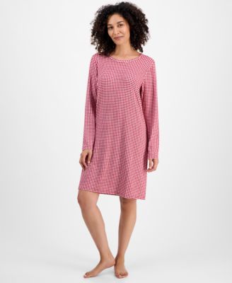 Women's Jersey Printed Long Sleeve Sleepshirt