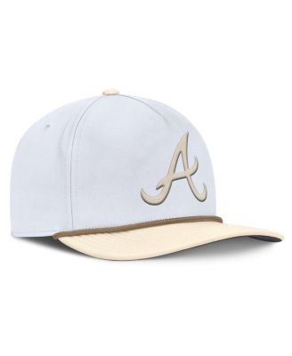 Men's White/Cream Atlanta Braves Pro Performance Snapback Hat