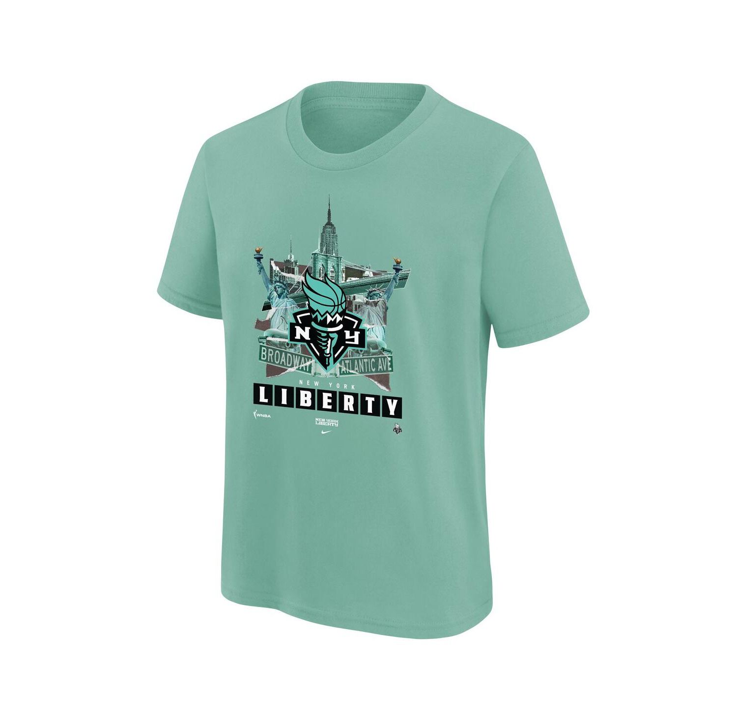 Big Boys and Girls Mint New York Liberty Original Content T-Shirt