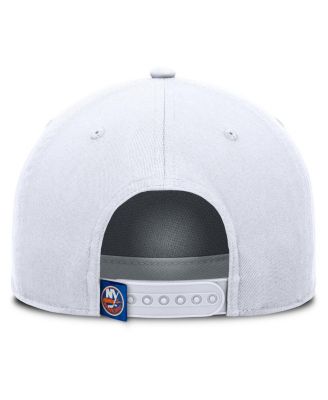 Men's White New York Islanders Rope A-Frame Adjustable Hat