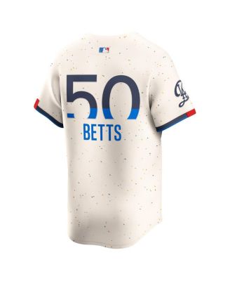 Men's Mookie Betts Cream Los Angeles Dodgers City Connect Limited Player Jersey