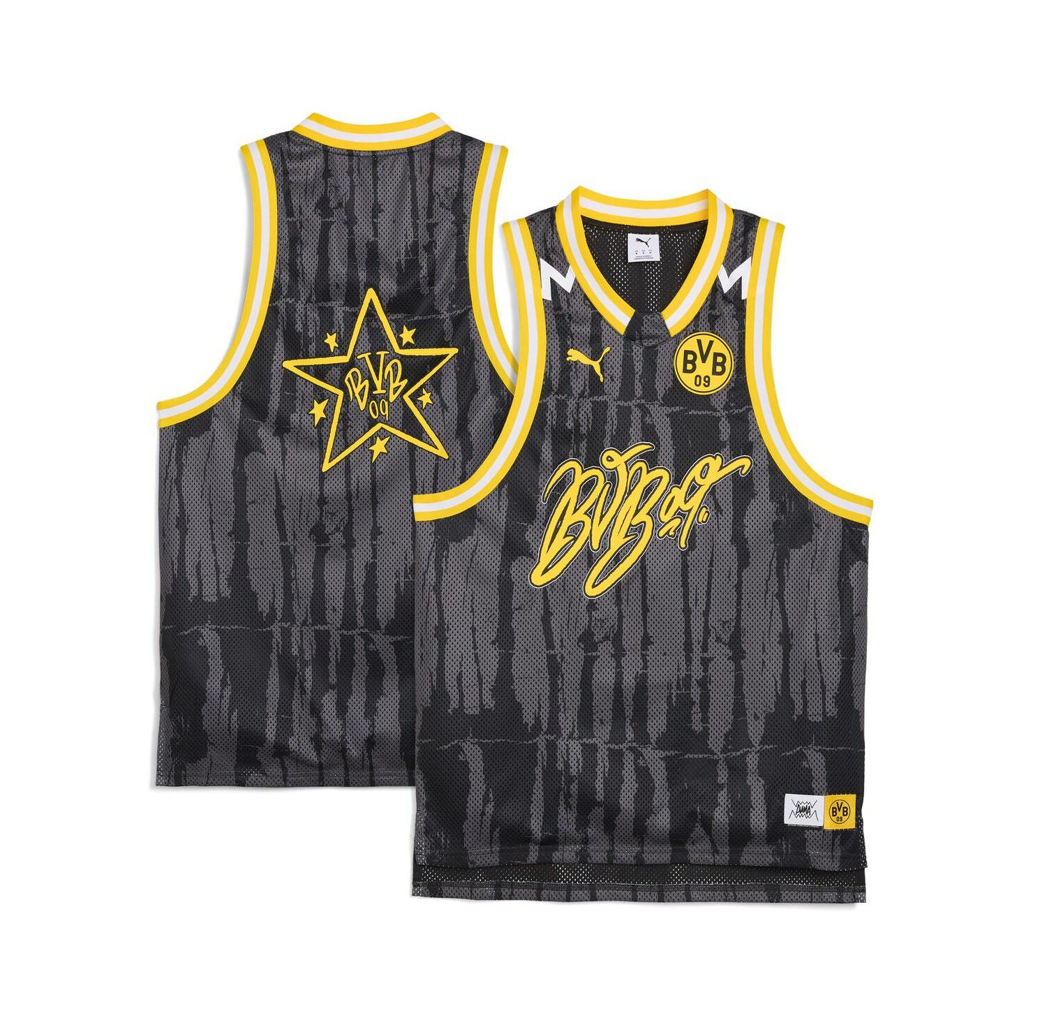 Men's Black Borussia Dortmund 2025 FIFA Club World Cup DryCELL Basketball Jersey