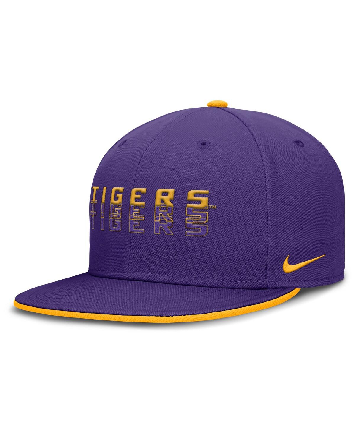 Nike Men's Purple Lsu Tigers True Primetime Performance Fitted Hat