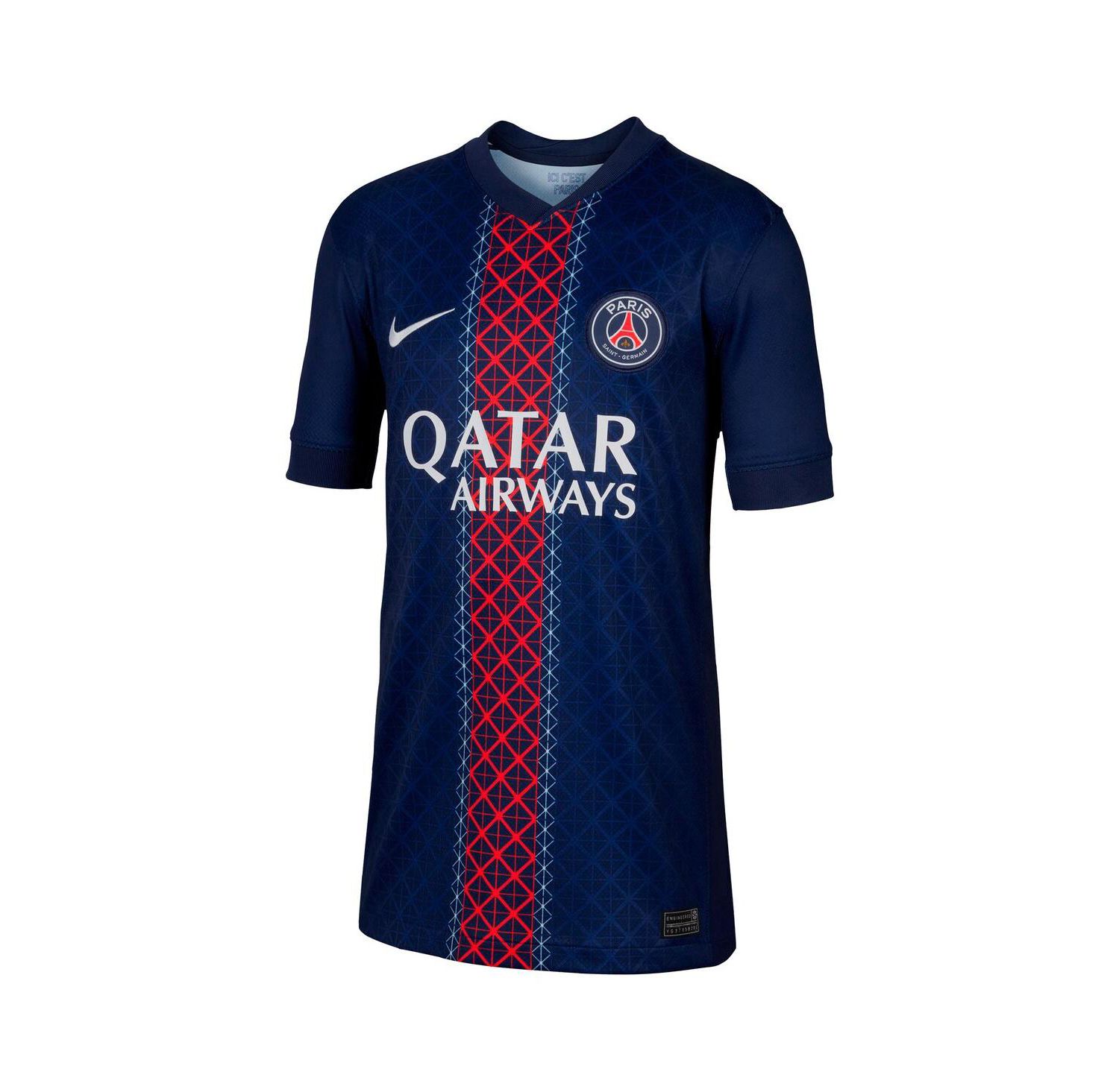 Big Boys and Girls Navy Paris Saint-Germain 2025/26 Home Replica Jersey