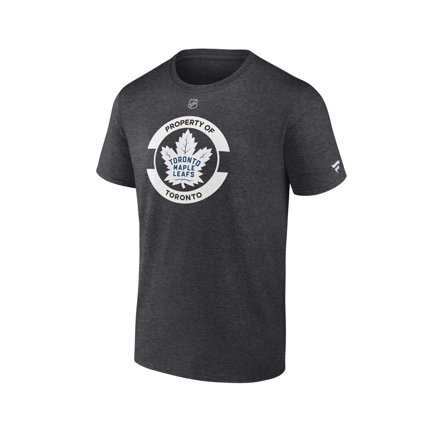 Men's Heather Charcoal Toronto Maple Leaf's Authentic Pro Core Secondary T-Shirt