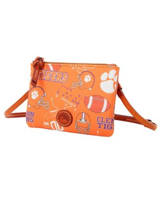 Clemson Tigers Top Zip Crossbody Purse