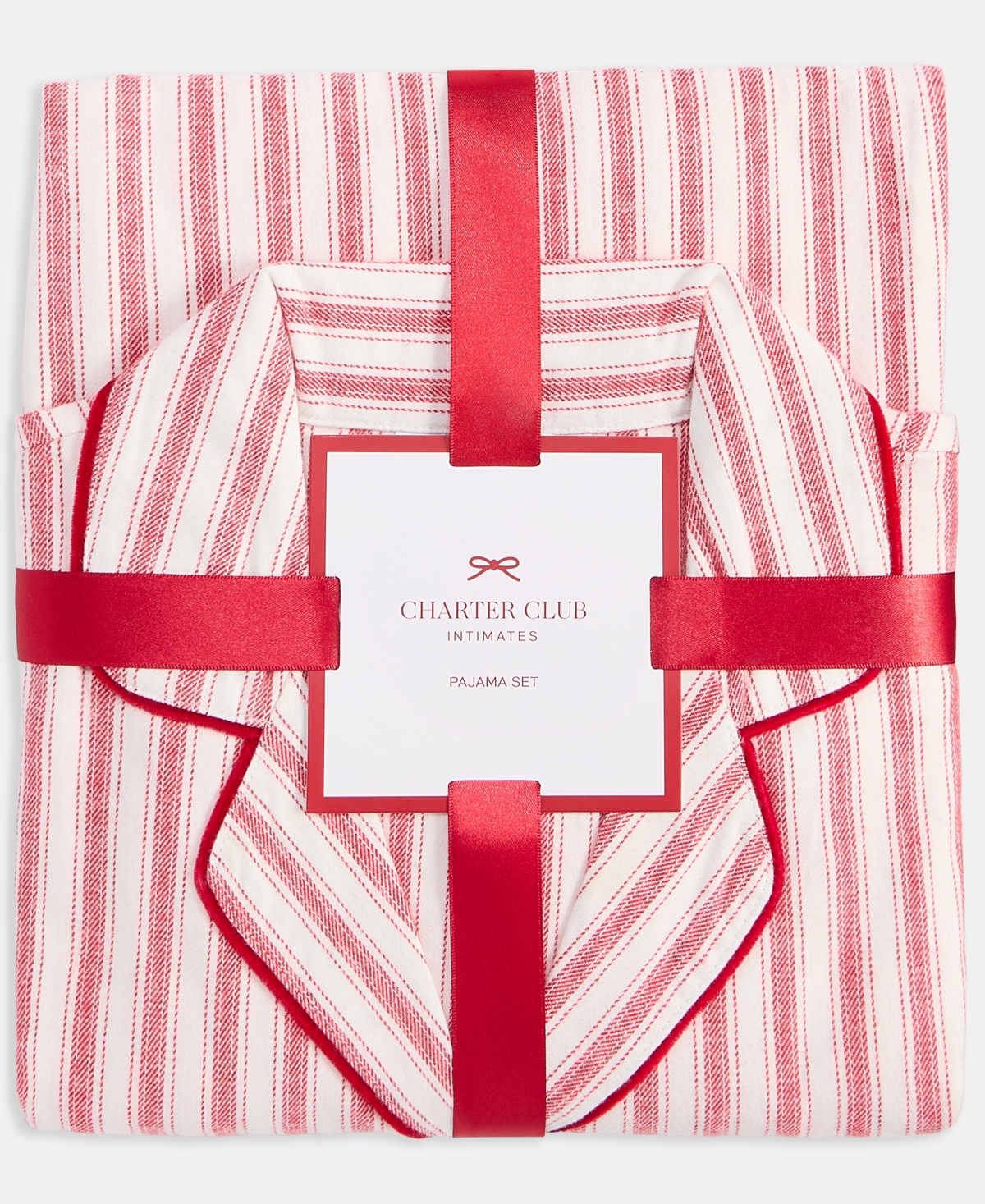 Charter Club Women's 2-pc. Cotton Flannel Packaged Pajamas Set, Created For Macy's In Multi