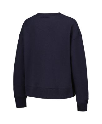 Women's Navy Penn State Nittany Lions Boxy Pullover Sweatshirt