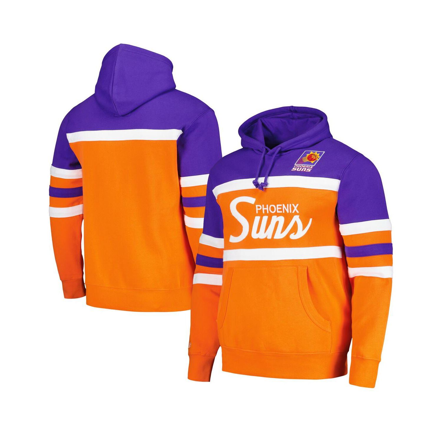 Men's Orange/Purple Phoenix Suns Head Coach Pullover Hoodie