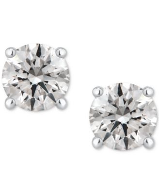 GIA Certified Diamond Stud Earrings (1 ct. t.w.) in 14k Gold