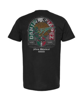 Men's Black Daniel Suarez Mexico Heritage Emblem T-Shirt