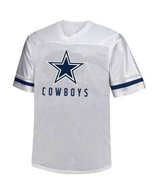 Men's Micah Parsons White Dallas Cowboys Big Tall V-Neck Fashion Jersey