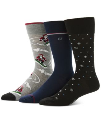 Men's 3pk. Mixed Patterned Socks