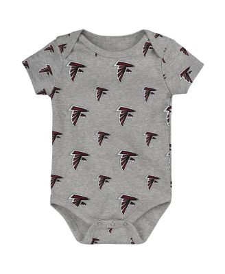 Baby Boys and Girls 3-Pack Atlanta Falcons Team Starter Bodysuit
