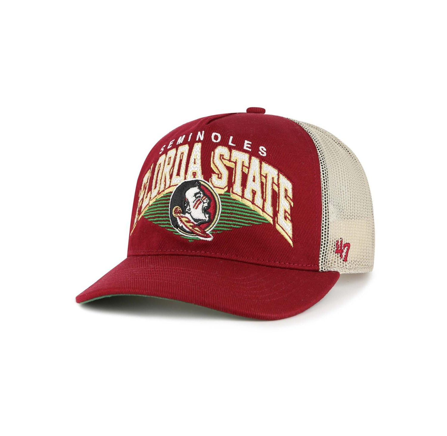 Men's Garnet Florida State Seminoles Pomona Mesh Hitch Adjustable Trucker Hat