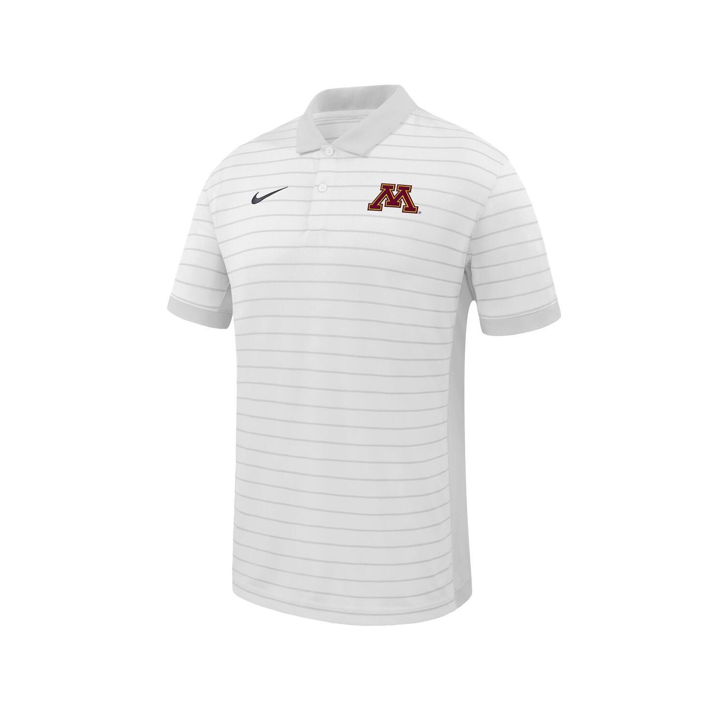 Men's White Minnesota Golden Gophers 2025 Early Season Coaches Sideline Victory Stripe Performance Polo Shirt