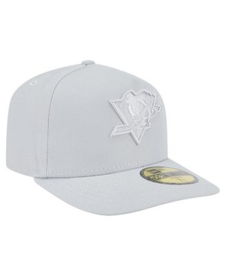 Men's Gray Pittsburgh Penguins Color Pack A-Frame 59FIFTY Fitted Hat