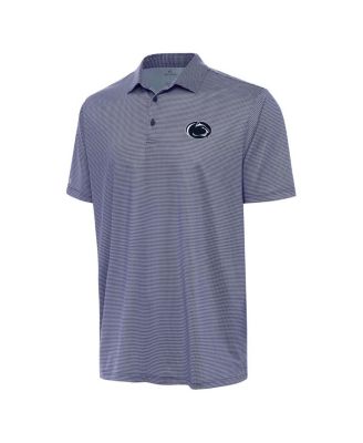 Antigua - Men's Navy/White Penn State Nittany Lions Rings Polo Shirt