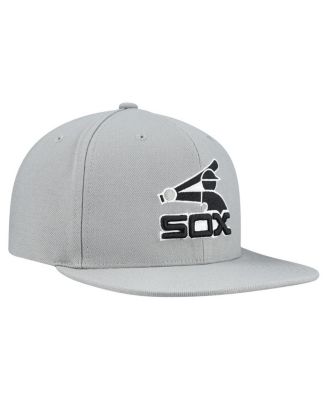 Men's Gray Chicago White Sox Cooperstown Collection Basic Flip Snapback Hat