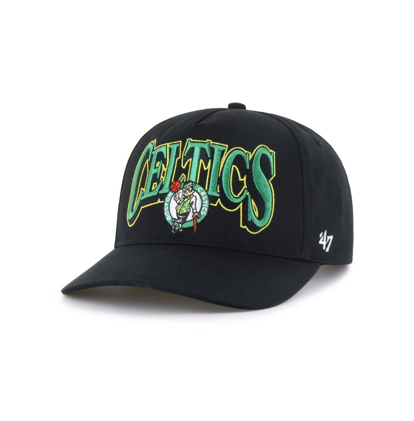 Мужская кепка '47 Brand Black Boston Celtics Every Time Past Champs Hitch Adjustable Hat — фото 1