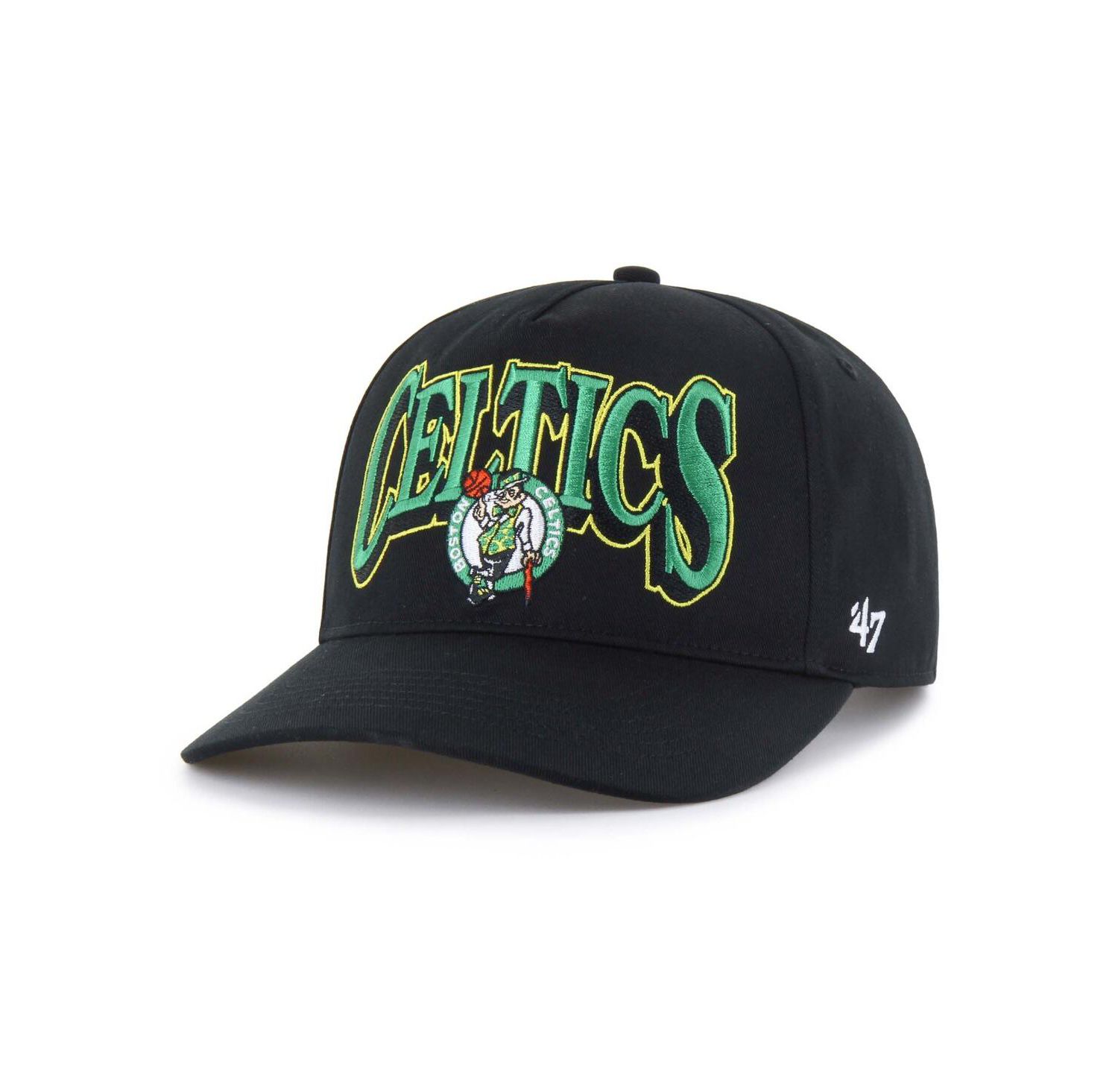 Men's Black Boston Celtics Every Time Past Champs Hitch Adjustable Hat