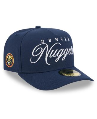 New Era - Men's Navy Denver Nuggets 2025 NBA Draft A-Frame 59FIFTY Fitted Hat