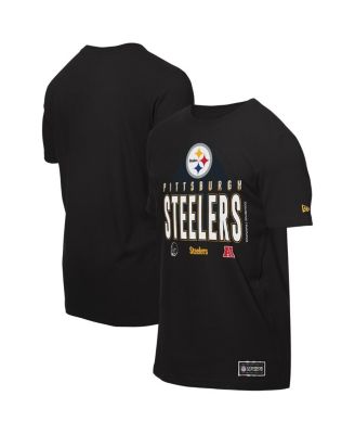 New Era - Men's Black Pittsburgh Steelers 2025 NFL Training Camp T-Shirt