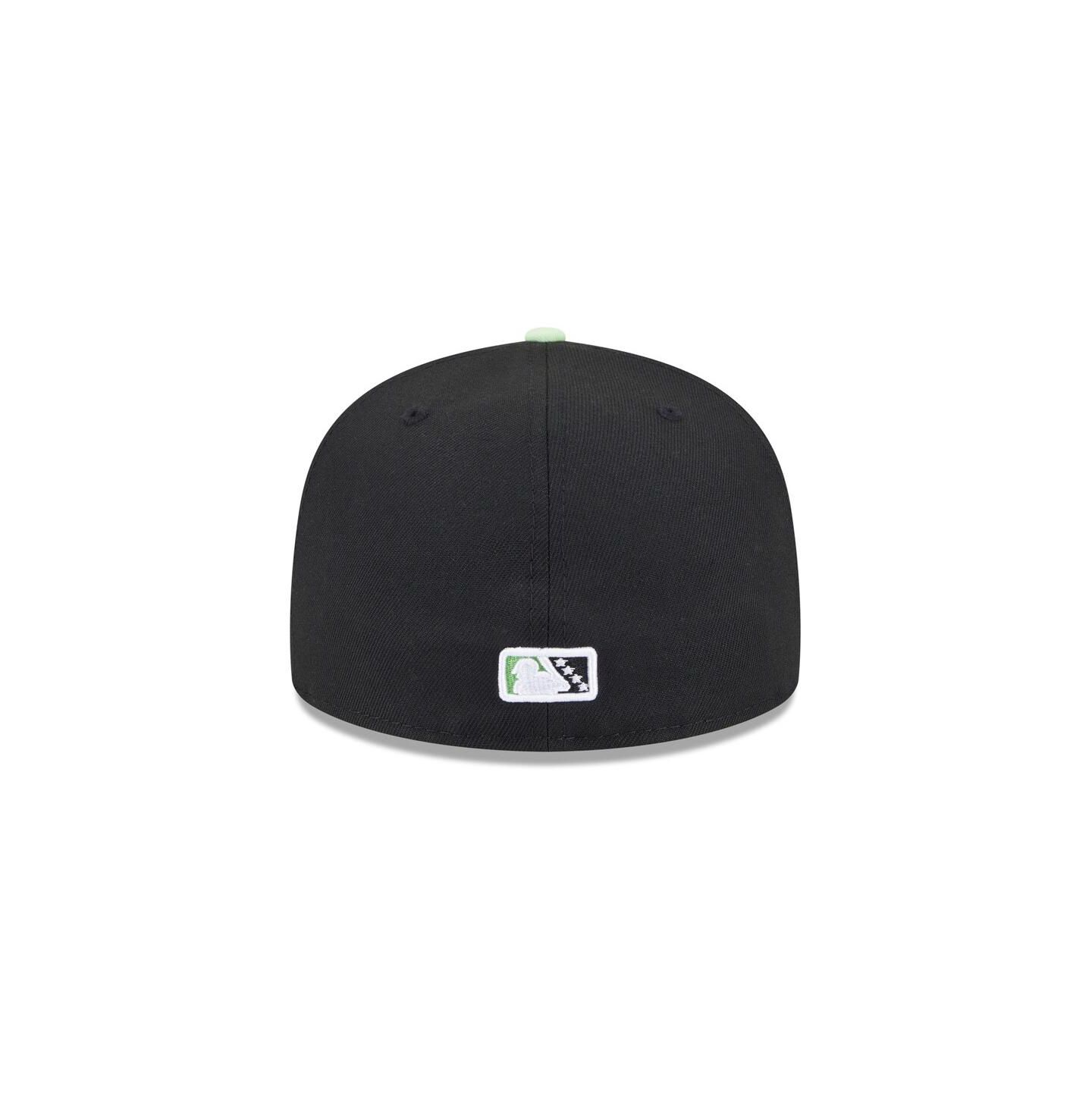 Мужская кепка New Era Black Montgomery Biscuits Theme Nights 59FIFTY Fitted Hat — фото 4