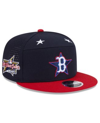 New Era - Men's Navy/Red Boston Red Sox 2025 MLB All-Star Game Workout Side Patch 9FIFTY Snapback Hat