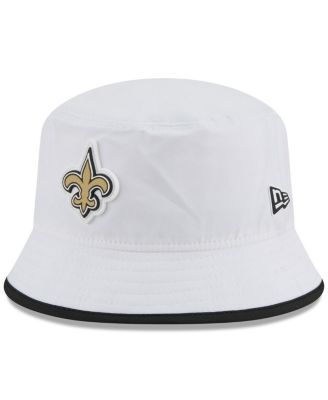 New Era - Men's White New Orleans Saints 2025 NFL Training Camp Stretch Bucket Hat