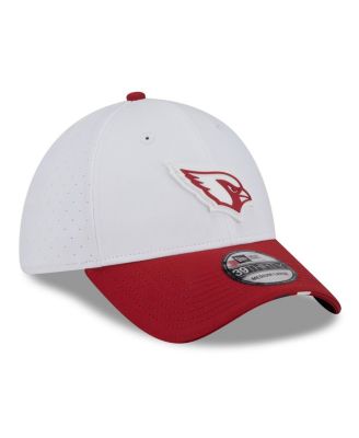 Men's White/Cardinal Arizona Cardinals 2025 NFL Training Camp 39THIRTY Flex Hat