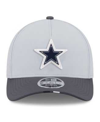 Men's Gray/Graphite Dallas Cowboys 2025 NFL Training Camp A-Frame 9FORTY Adjustable Hat