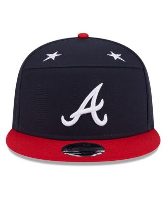Men's Navy/Red Atlanta Braves 2025 MLB All-Star Game Side Patch 9FIFTY Snapback Hat