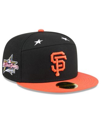New Era - Men's Black/Orange San Francisco Giants 2025 MLB All-Star Game Side Patch 59FIFTY Fitted Hat
