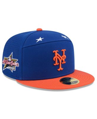 New Era - Men's Royal/Orange New York Mets 2025 MLB All-Star Game Side Patch 59FIFTY Fitted Hat
