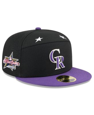 New Era - Men's Black/Purple Colorado Rockies 2025 MLB All-Star Game Side Patch 59FIFTY Fitted Hat