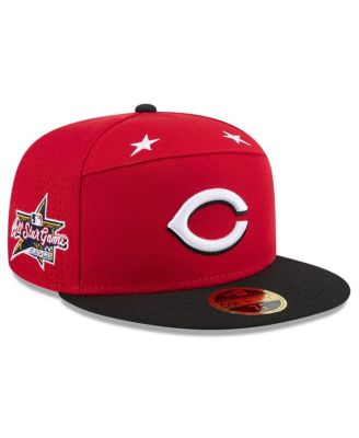 New Era - Men's Red/Black Cincinnati Reds 2025 MLB All-Star Game Side Patch 59FIFTY Fitted Hat
