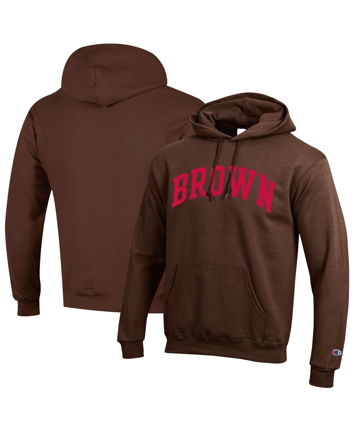 Men's Brown Bears Basic Arch Fleece Pullover Hoodie - Brown