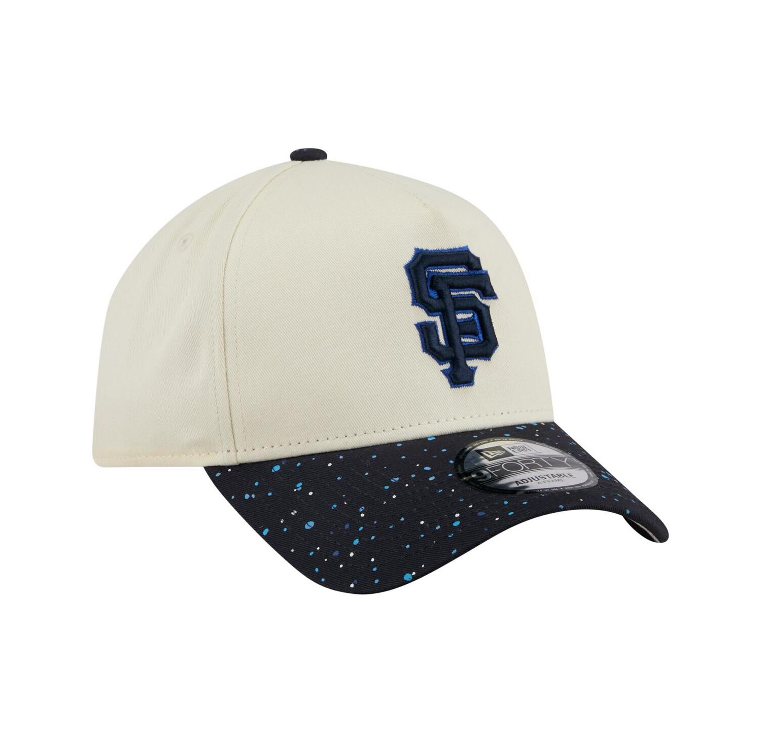 Men's Cream San Francisco Giants Speckle A-Frame 9FORTY Adjustable Hat