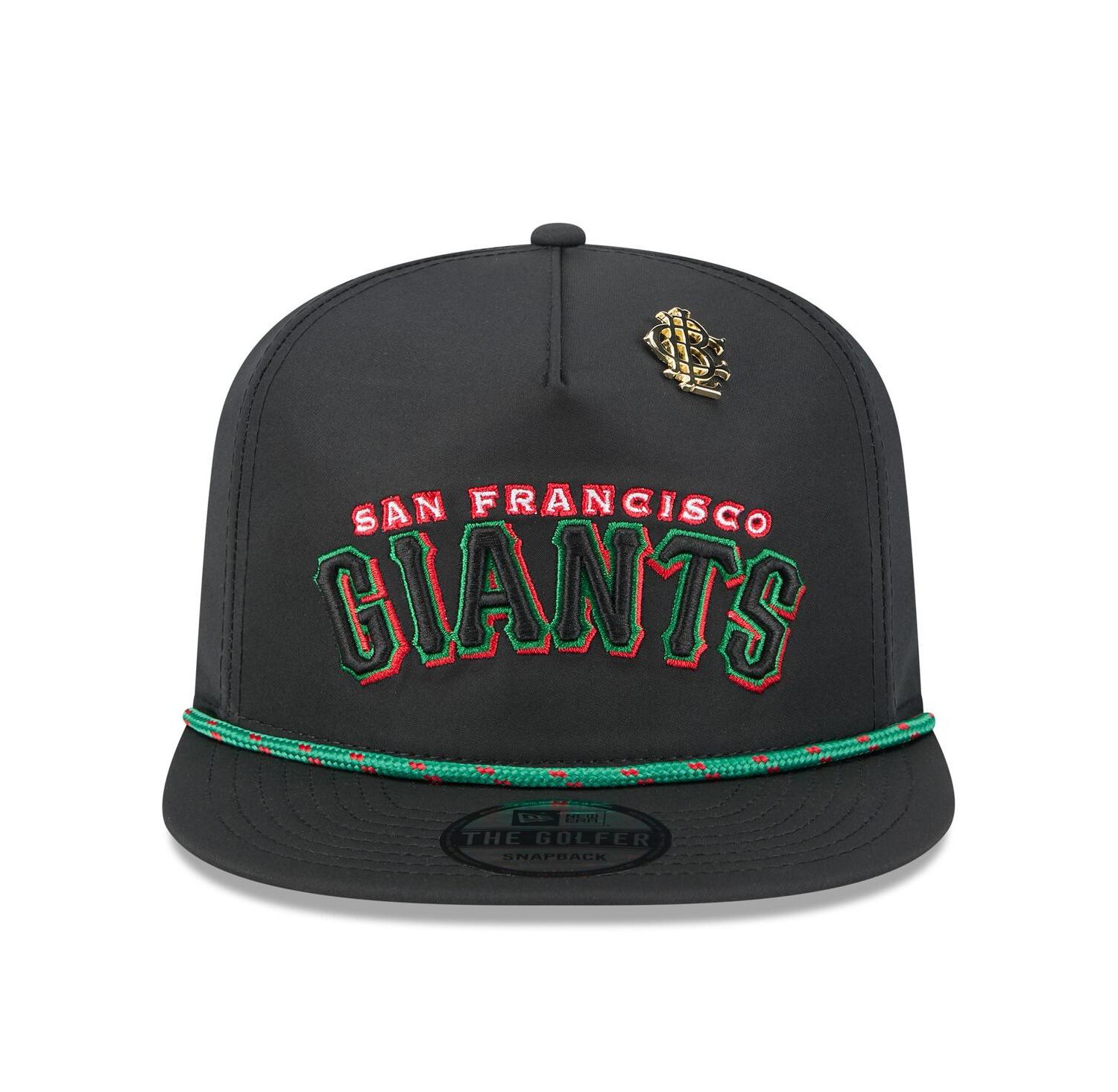 Men's Black San Francisco Giants 2025 Big League Chew Golfer Snapback Hat