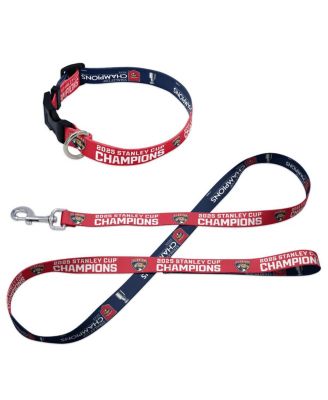 Wincraft - Florida Panthers 2025 Stanley Cup Champions Pet Leash and Collar Set