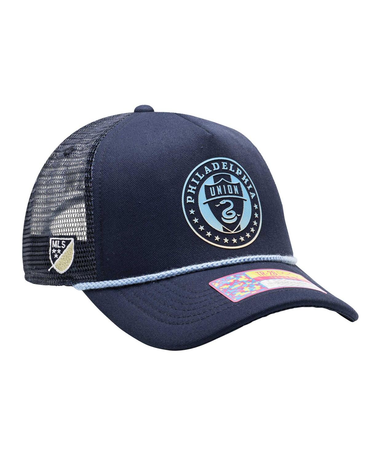 Men's Navy Philadelphia Union Atmosphere Trucker Adjustable Hat - Navy