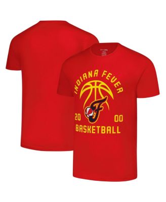 Stitches - Men's and Women's Red Indiana Fever Basketball T-Shirt