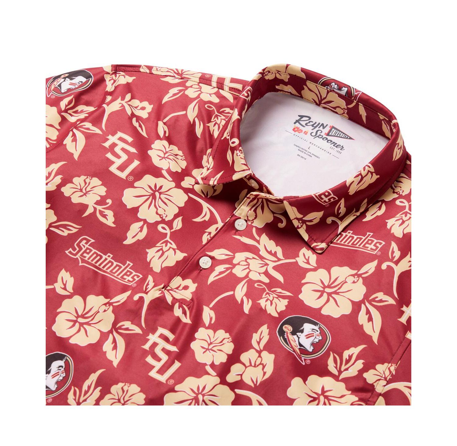 Men's Garnet Florida State Seminoles Performance Polo Shirt
