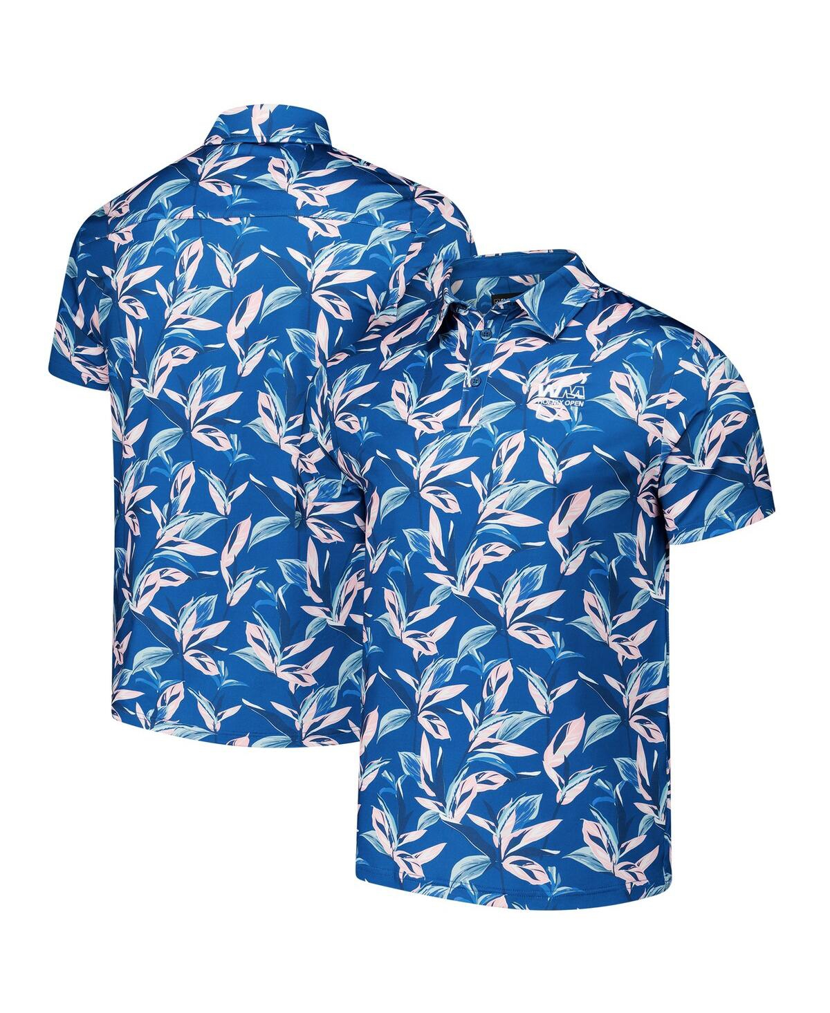 Men's Navy Wm Phoenix Open Birds of Paradise Polo Shirt - Navy