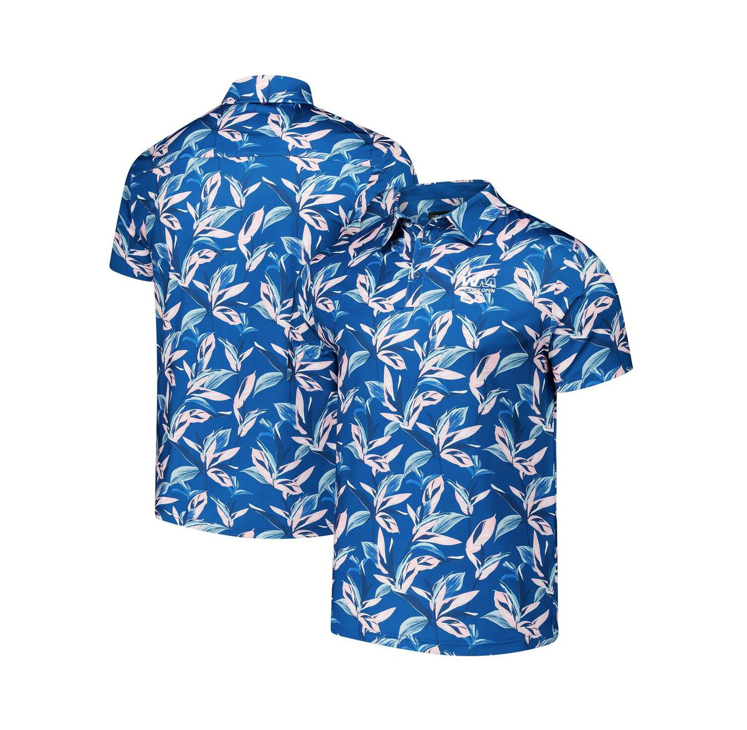 Men's Navy WM Phoenix Open Birds of Paradise Polo Shirt