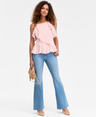 Women's Ruffle-Trim Apron-Neck Tank, Macy's Exclusive